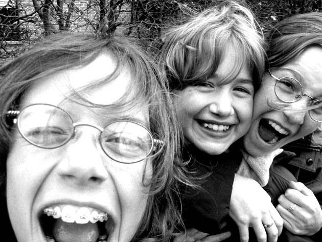 Laughing kids